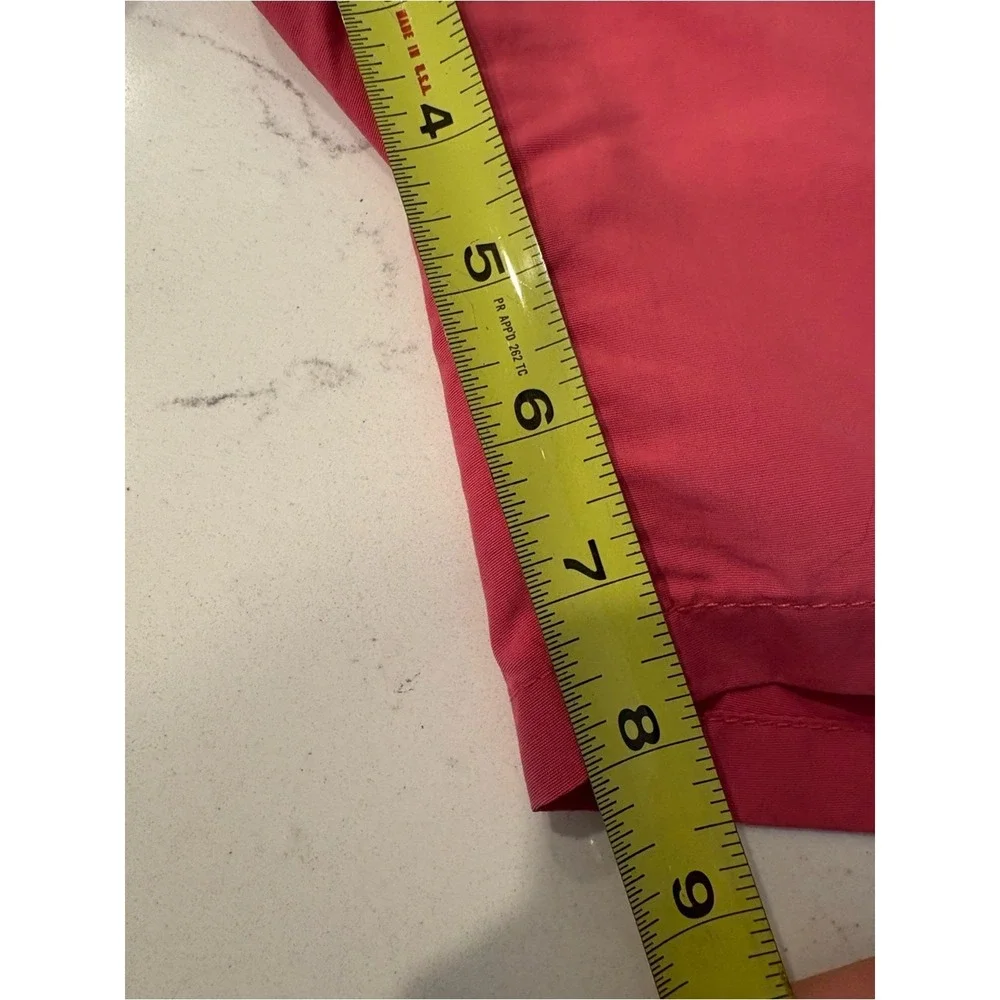 Polo by Ralph Lauren Muted Red Swim Shorts with Drawstring. Size Large